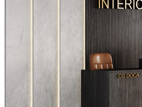 Accoglienza contemporanea 02 Modello 3D