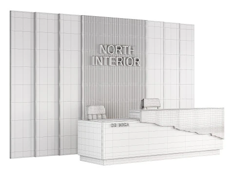 Accoglienza contemporanea 02 Modello 3D