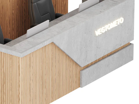 Zeitgen&ouml;ssischer Empfang 06 3D Modell