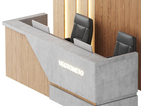 Zeitgen&ouml;ssischer Empfang 06 3D Modell