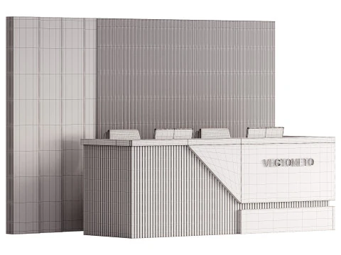 Zeitgen&ouml;ssischer Empfang 06 3D Modell