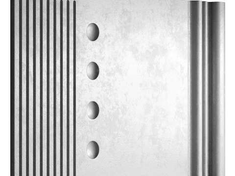 Декоративная настенная панель 76 3D Модель