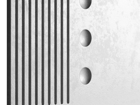 Декоративная настенная панель 76 3D Модель