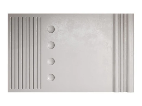 Декоративная настенная панель 76 3D Модель