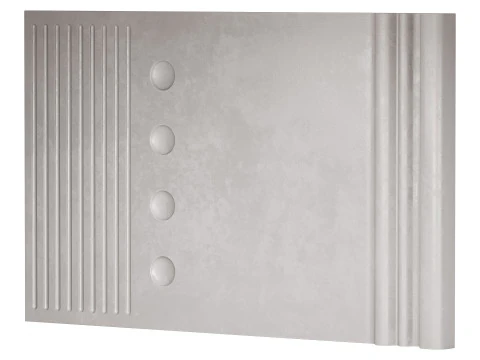 Декоративная настенная панель 76 3D Модель