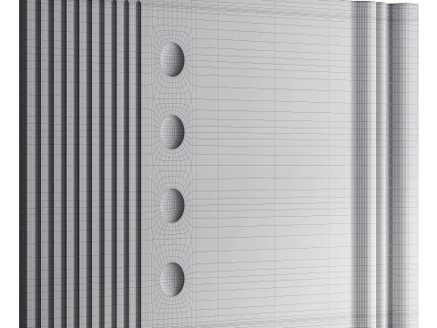 Декоративная настенная панель 76 3D Модель