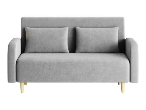 Contemporary Seats 2 Solid Color Sofa 3D Model