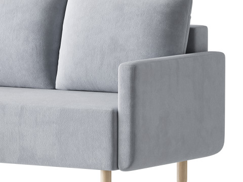 Corner sofa Beller Textile Yellow 3Dモデル