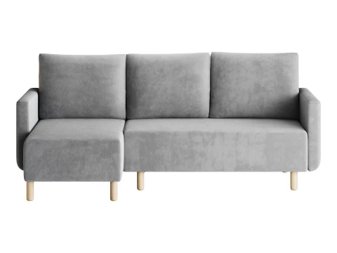 Corner sofa Beller Textile Yellow 3D Model