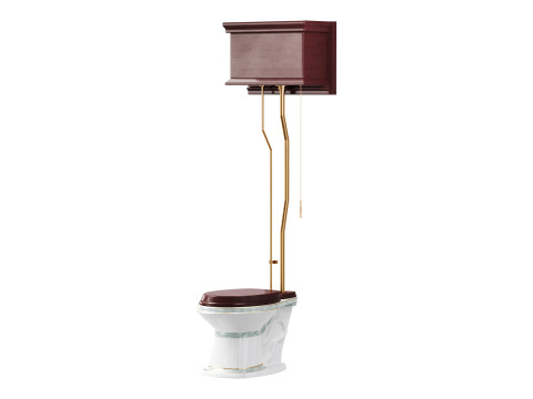 Dark Oak High Tank Toile Modelo 3D