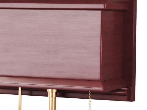 Dark Oak High Tank Toile 3D Model