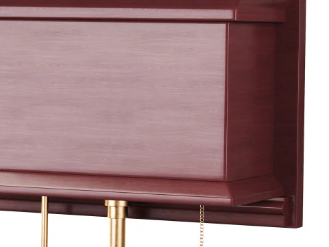 Dark Oak High Tank Toile 3D Model
