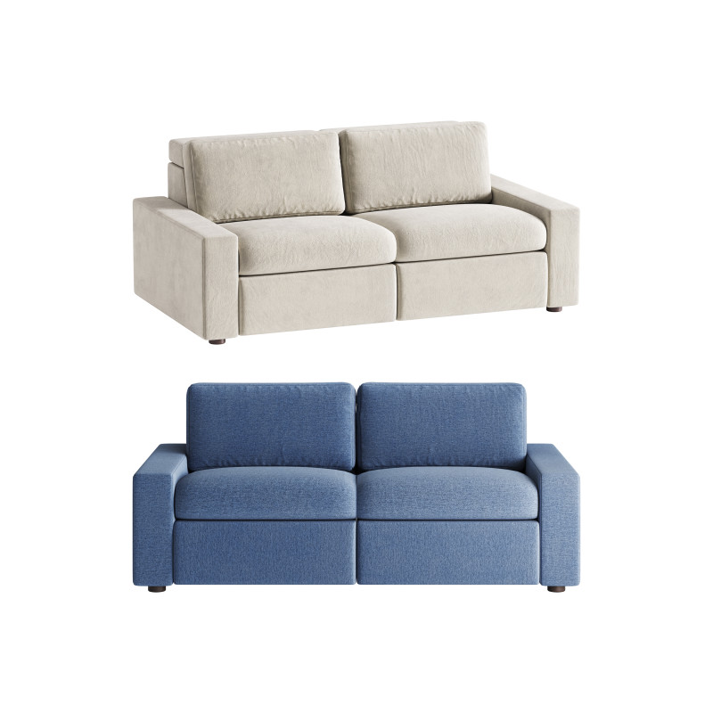 Enzo Reclining Sofa 3D Model .c4d .max .obj .3ds .fbx .stl .blend 