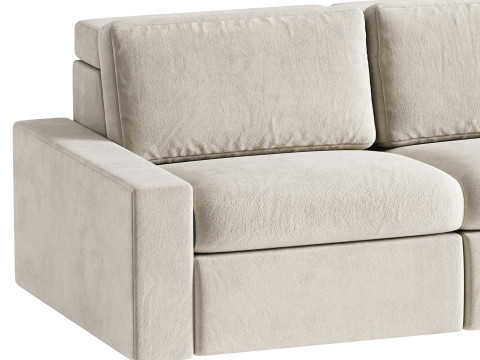 Enzo Reclining Sofa 3D Model