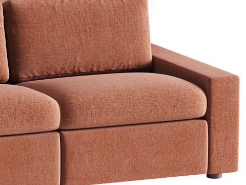 Enzo Reclining Sofa 3D Model