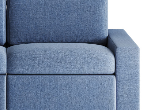 Enzo Reclining Sofa 3D Model