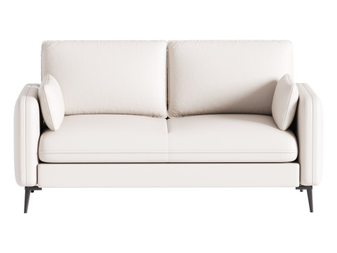 Faux Leather Sofa 3D Model