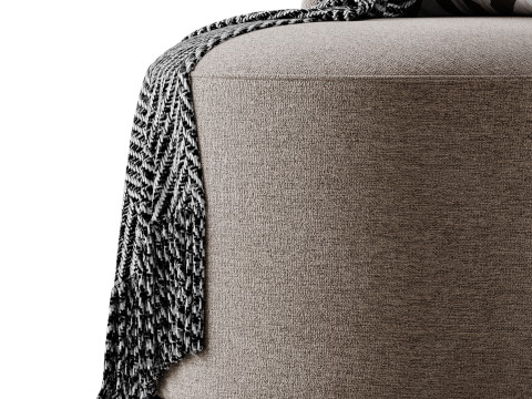 GALAPAGOS UPHOLSTERED ARMCHAIR Modèle 3D