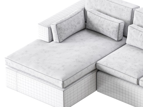 Harmony Modular Sofa 3D-Modell
