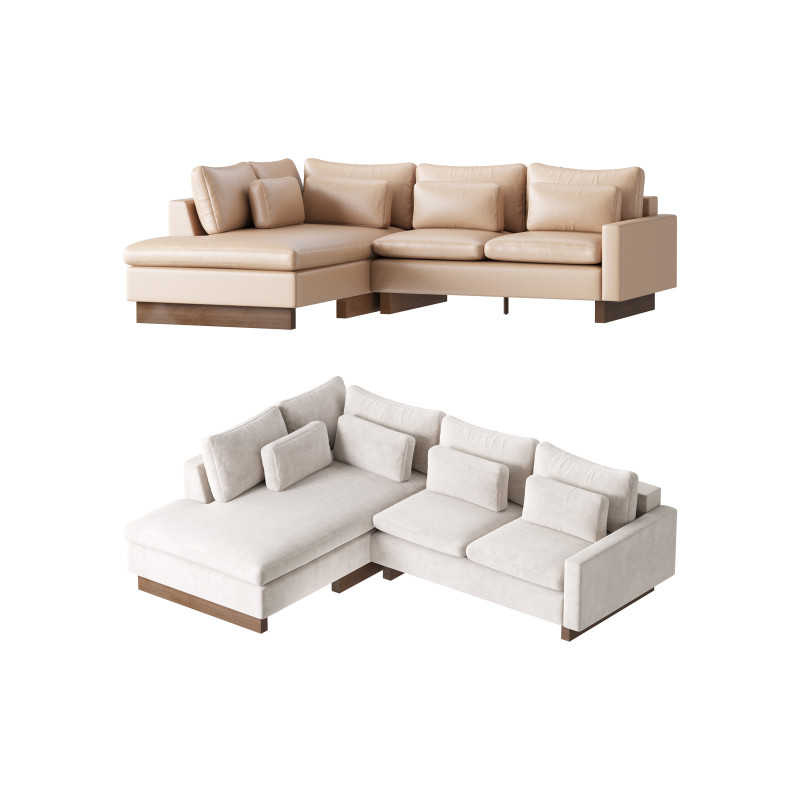 Harmony Sofa 3D Модель .c4d .max .obj .3ds .fbx .stl .blend 