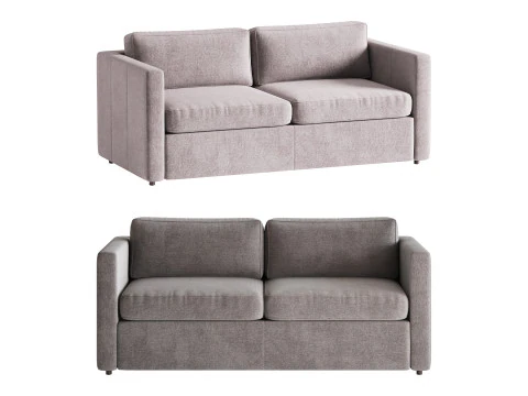 Sk&oacute;rzana sofa Harrisa Model 3D