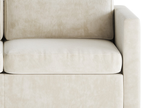 Harris Leather Sofa 3D 模型