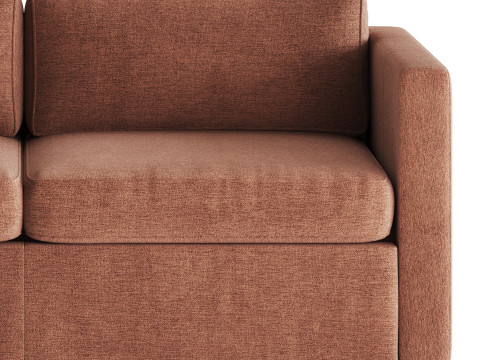 Harris Leather Sofa 3D 模型