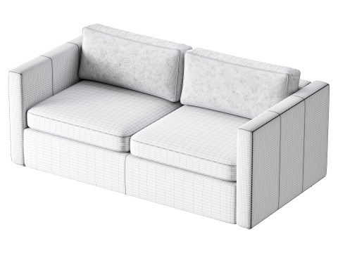 Harris Leather Sofa 3D 模型
