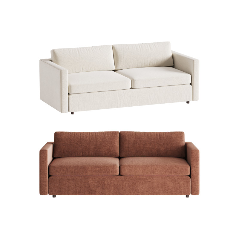 Harris Sofa 3D Model .c4d .max .obj .3ds .fbx .stl .blend 