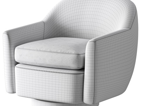 Haven Swivel Chair Modello 3D