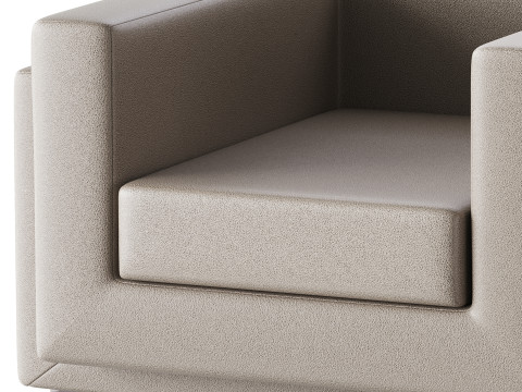 LILLE ARMCHAIR Modèle 3D