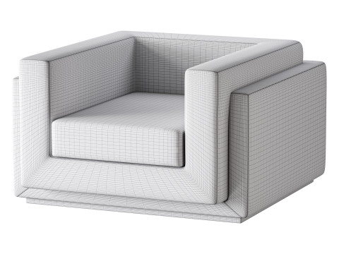 LILLE ARMCHAIR Modèle 3D