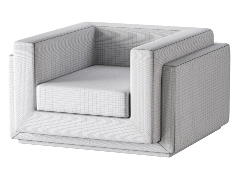 POLTRONA LILLE Modelo 3D