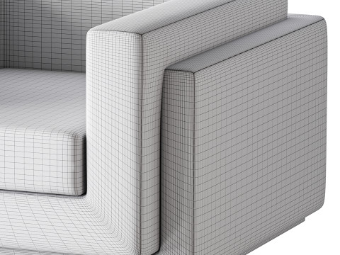 LILLE ARMCHAIR Modèle 3D