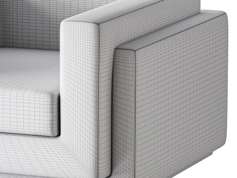 POLTRONA LILLE Modelo 3D