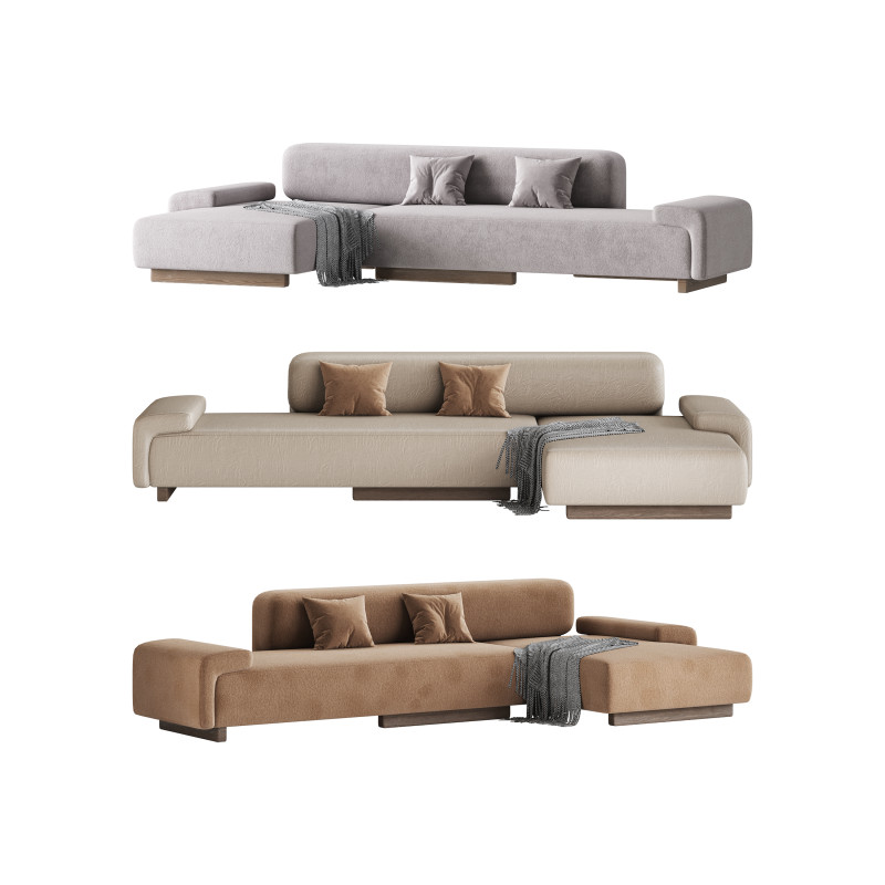 Loveland Sofa 3D Model .c4d .max .obj .3ds .fbx .stl .blend 