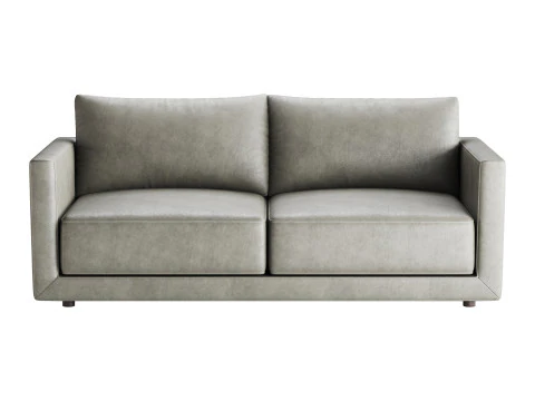 メルボルンレザーソファ 3Dモデル