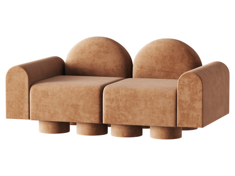 MILLESIME 2P SOFA 3D 모델