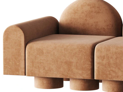 MILLESIME 2P SOFA 3D Model