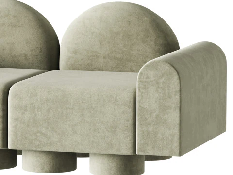 MILLESIME 2P SOFA 3D Model