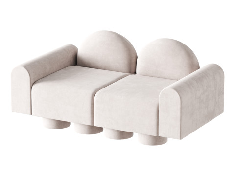 MILLESIME 2P SOFA 3D 모델