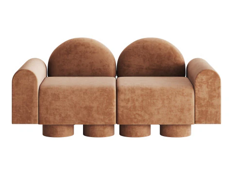 MILLESIME 2P SOFA 3D Model