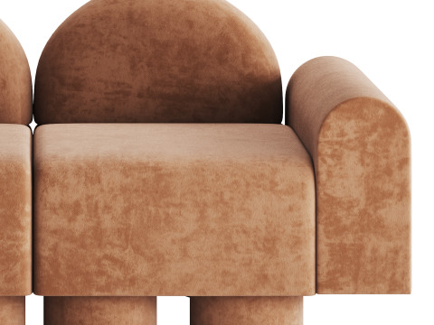 MILLESIME 2P SOFA 3D 모델