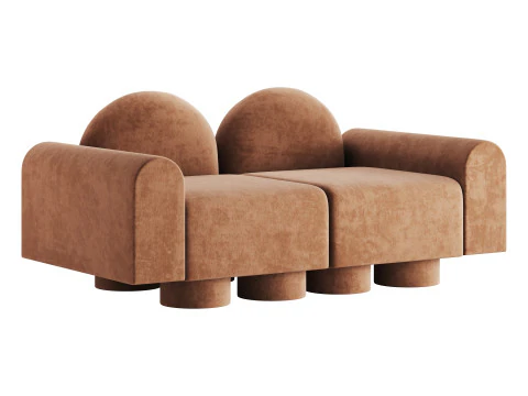 MILLESIME 2P SOFA 3D Model