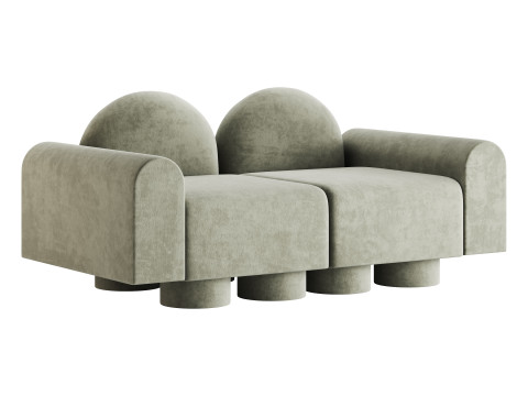 MILLESIME 2P SOFA 3D 모델