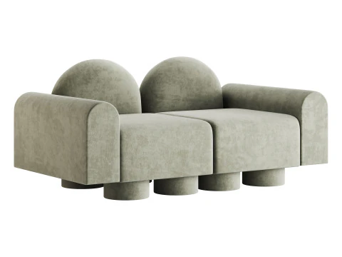 MILLESIME 2P SOFA 3D Model