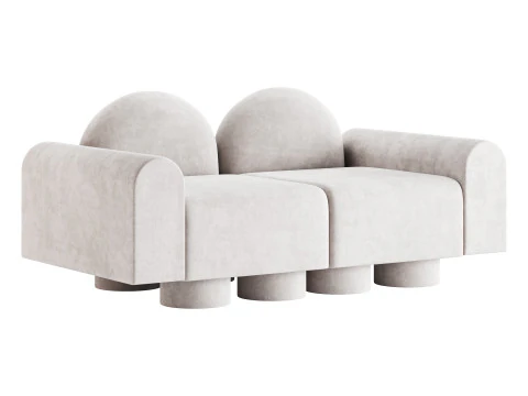 MILLESIME 2P SOFA 3D Model