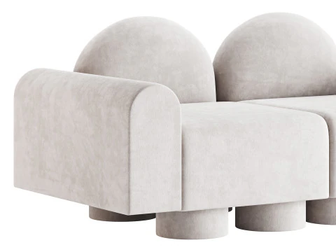 MILLESIME 2P SOFA 3D Model