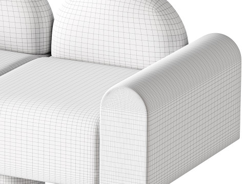 MILLESIME 2P SOFA 3D 모델