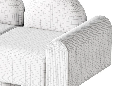 MILLESIME 2P SOFA 3D Model